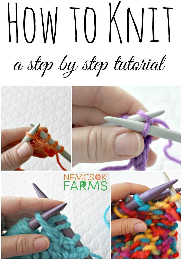 Learn How to Knit Step by Step