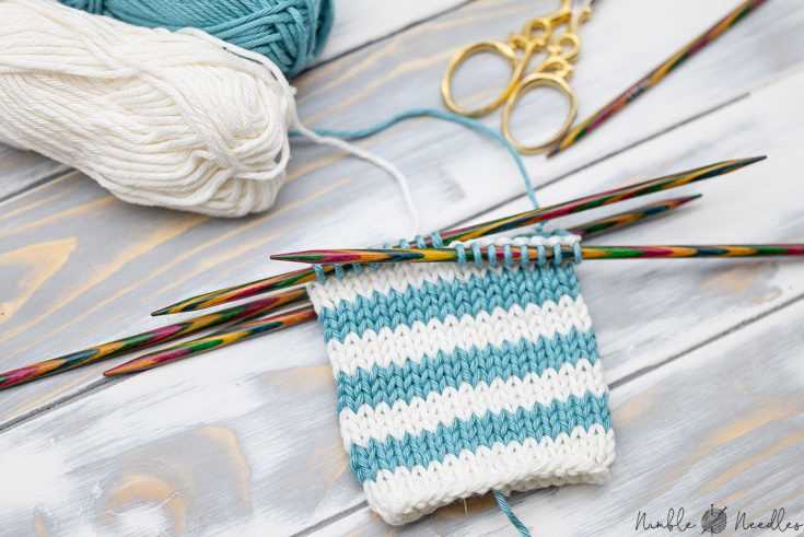 Knitting Stripes in the Round Made Easy