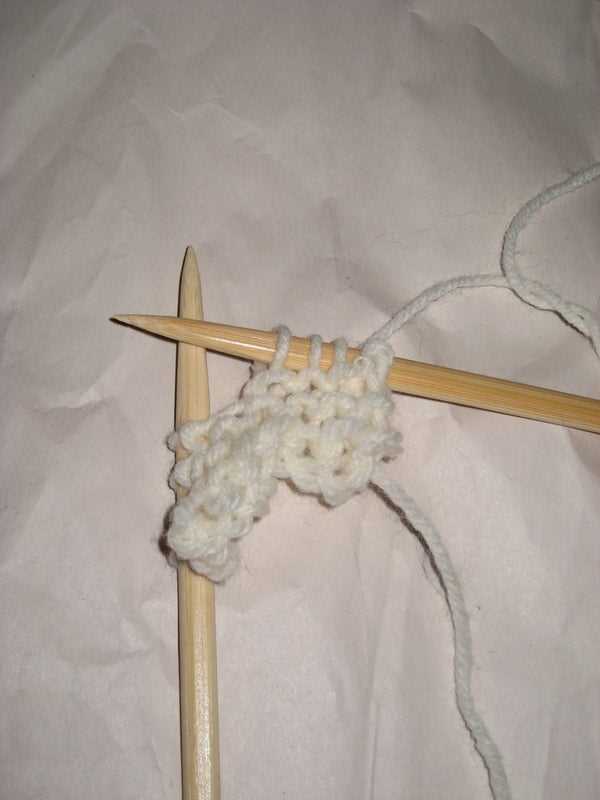 Master the Knit Stitch with Chopsticks