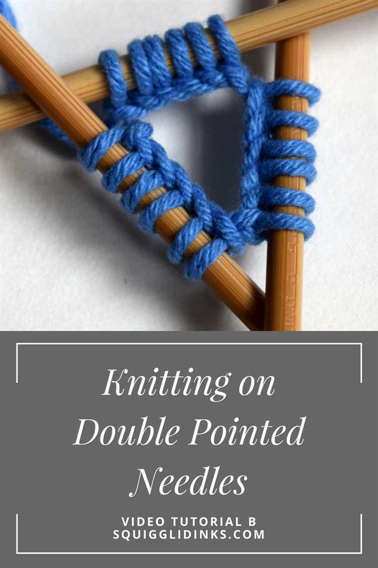 Knitting with double point needles: a beginner’s guide