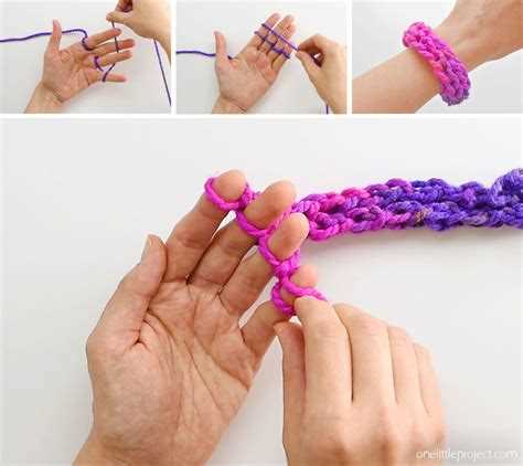 Learn How to Knit with Your Fingers