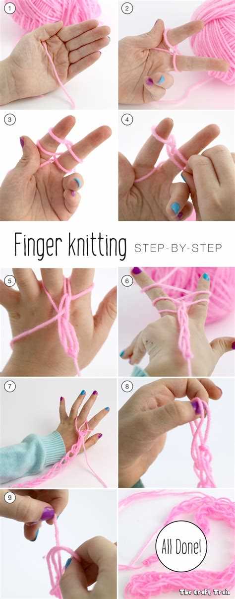 Learn How to Knit with Your Hands