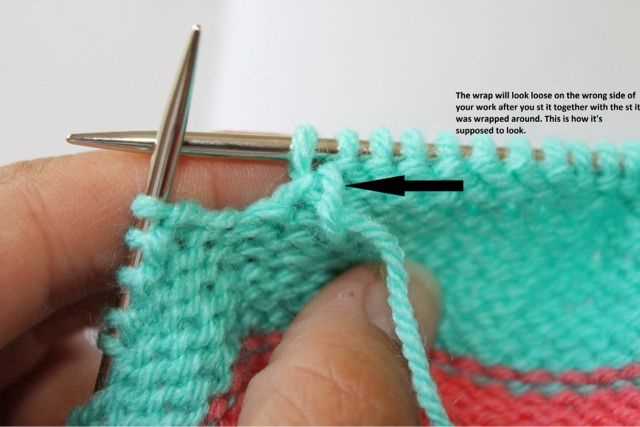 Learn How to Knit Wrap and Turn