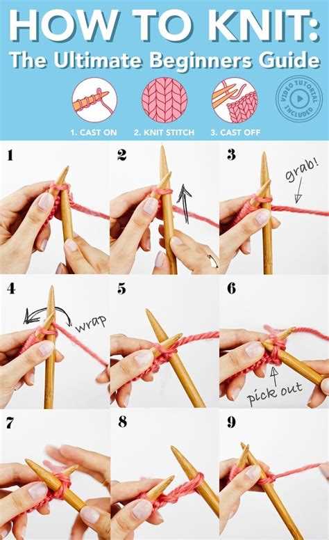 How to make 1 in knitting
