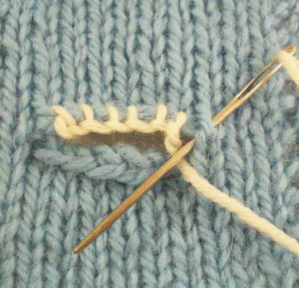 How to make a button hole when knitting