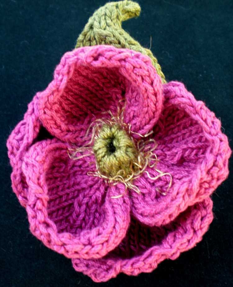 How to Make a Knitted Flower
