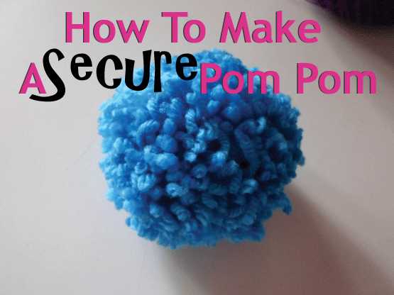 How to make a pom pom for a knitted hat