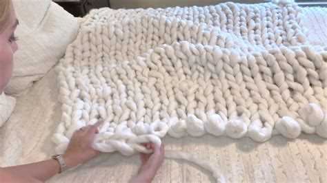 How to Make Hand Knitted Chunky Blankets