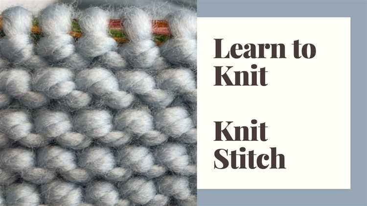 Fixing Mistakes in the Knit Stitch
