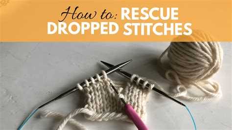 Step-by-step guide on how to pick up a dropped stitch in knitting