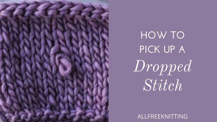 Understanding Dropped Stitches
