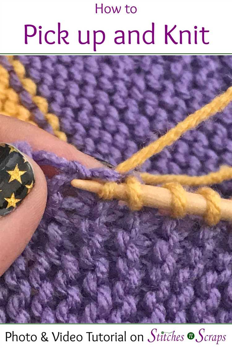 How to Pick Up Stitches in Knitting