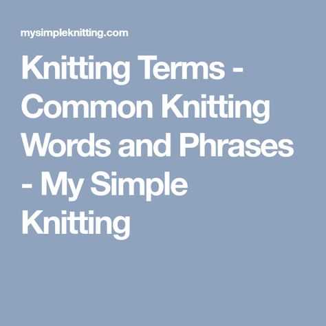 Learn how to pronounce knit correctly