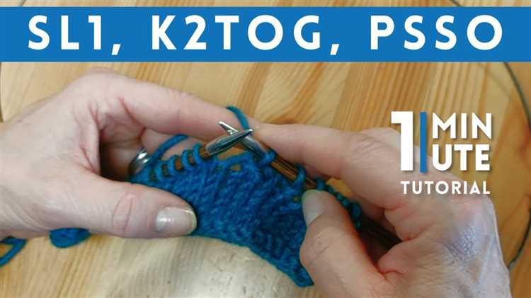 How to PSSO in Knitting