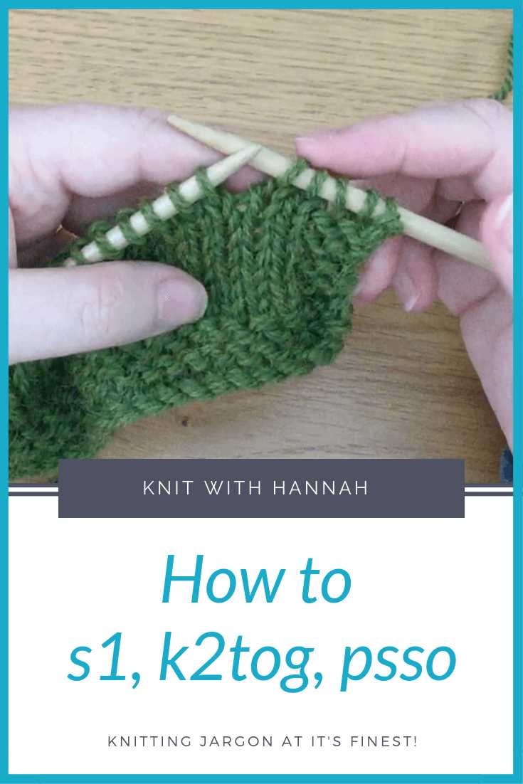 How to pass knitting