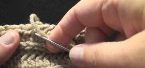 Learn how to sew seams in knitting