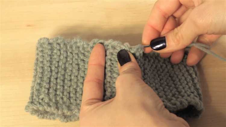 Steps to Sew Up Garter Stitch Knitting