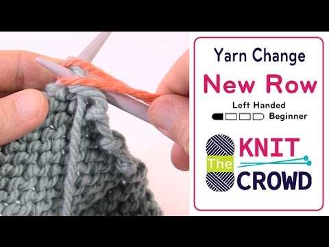 How to start a new row knitting