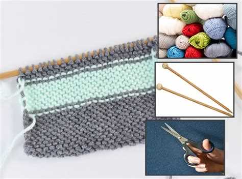 How to switch colors knitting