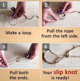 Common Mistakes to Avoid when Tying a Slip Knot