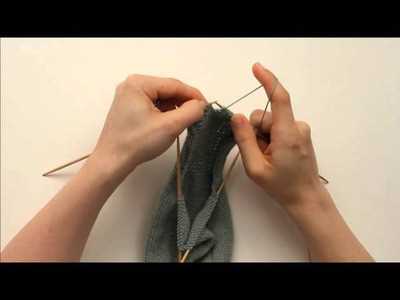 How to turn heel knitting