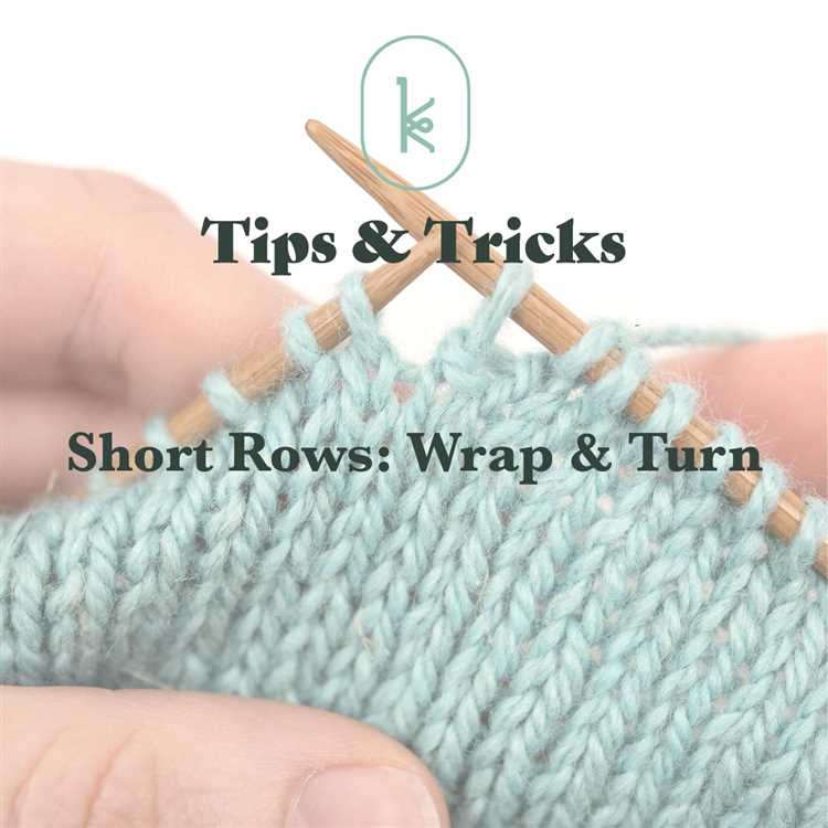 Learn how to wrap and turn in knitting