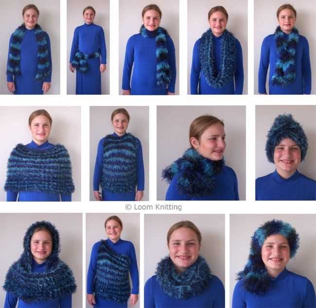 What is the optimal width for a knitted scarf?