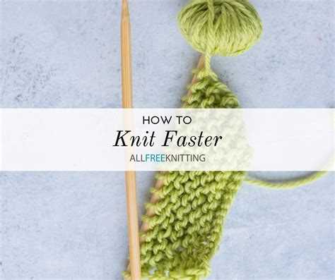 Is knitting faster than crocheting?
