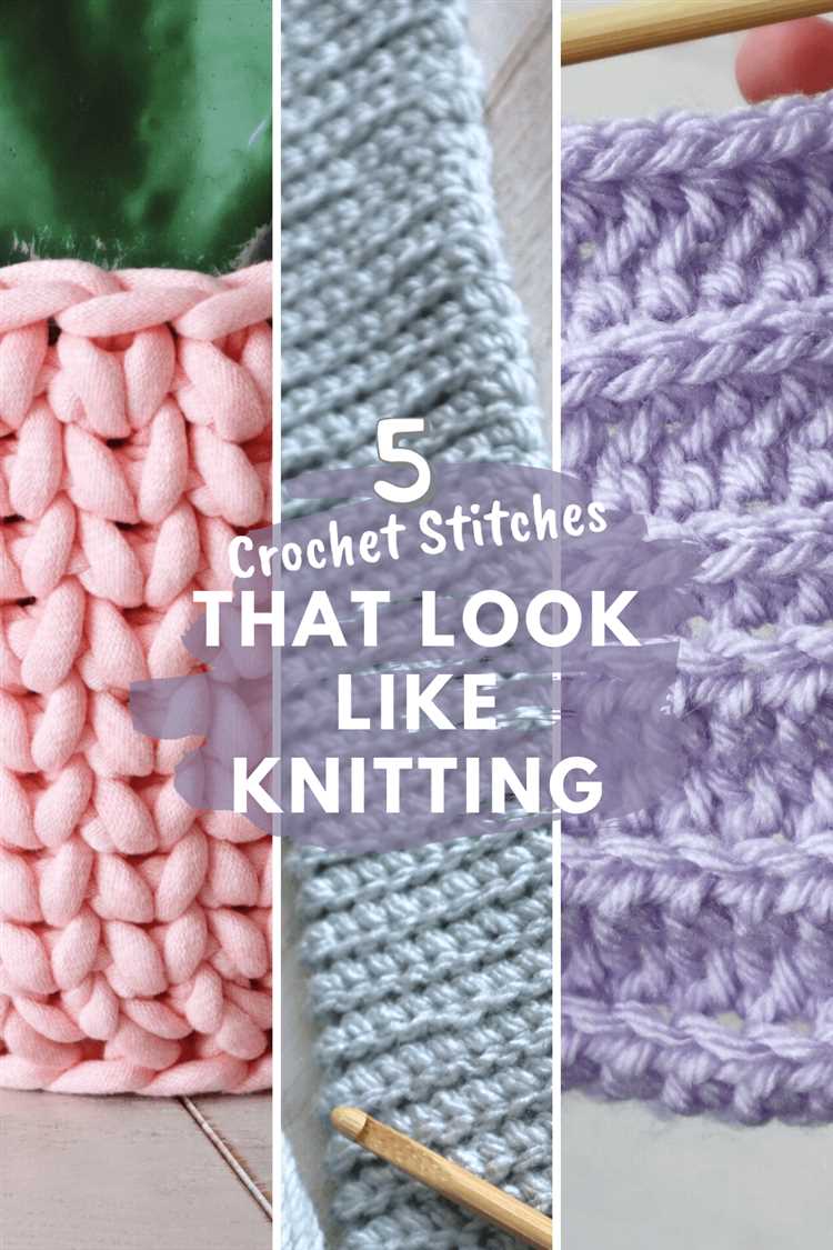 Is knitting the same as crochet?
