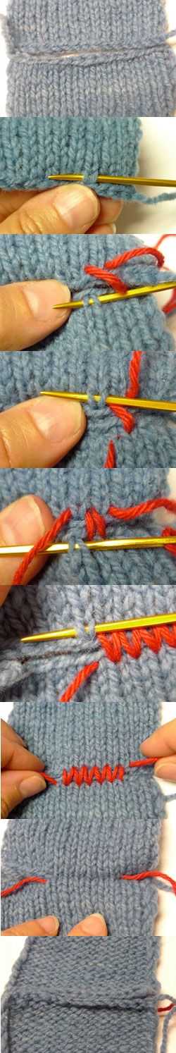 Understanding the mattress stitch in knitting