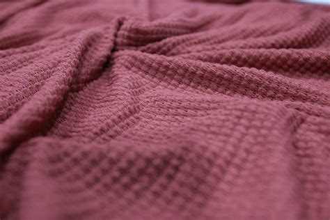 What is waffle knit fabric