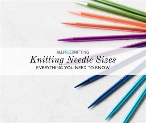 Choosing the Right Size of Knitting Needles for Beginners