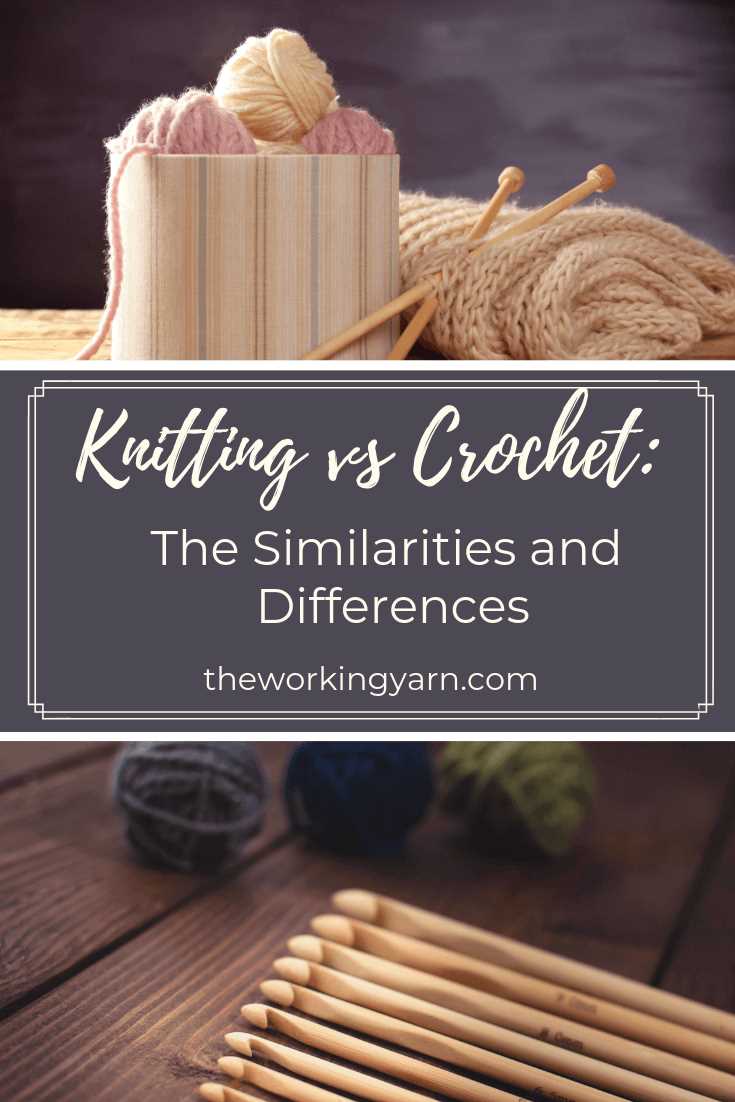 What’s the difference between crocheting and knitting