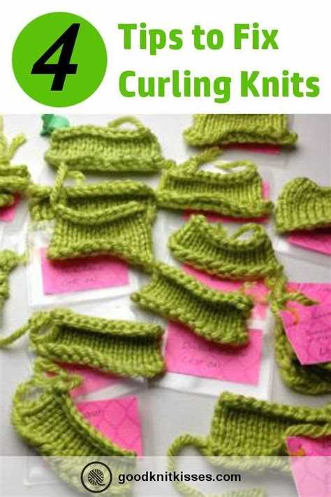 Why is my knitting curling